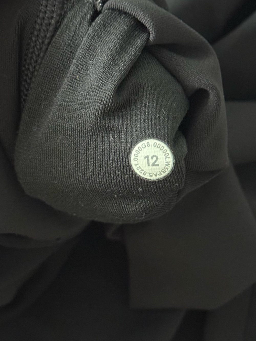 Lululemon women’s like new Black High-Waist Athletic Leggings size 12 - Picture 2 of 5